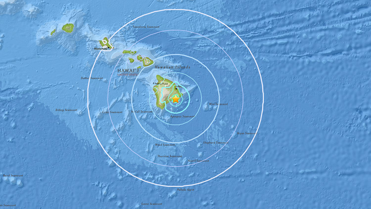 Terremoto de magnitud 5,3 en Hawái