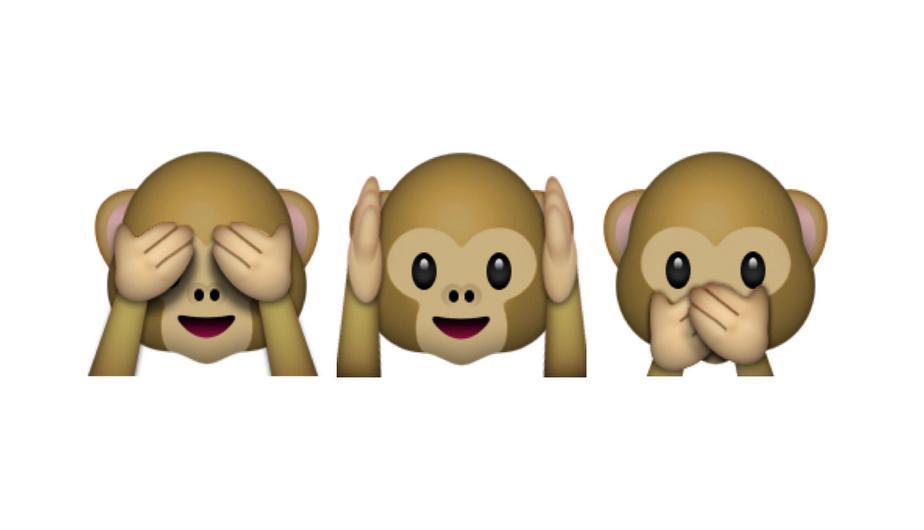 Los tres monos ilustran el proverbio japonés “No ver el mal, no oír el mal, no hablar el mal”. (Foto: Captura)