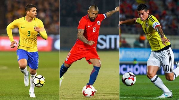 Brasil, Chile y Colombia participan de la jornada de amistosos internacionales (Getty Images)