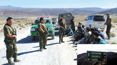El 19 de marzo, los funcionarios de la Aduana y dos militares bolivianos fueron detenidos por Carabineros de Chile en la frontera binacional.