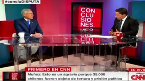El canciller de Chile, Heraldo Muñoz, en entrevista con CNN. Foto: Captura de CNN