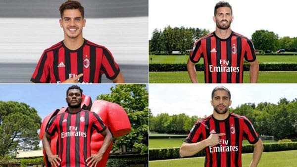 André Silva, Franck Kessié, Mateo Musacchio y Ricardo Rodríguez son los nuevos jugadores del AC Milan