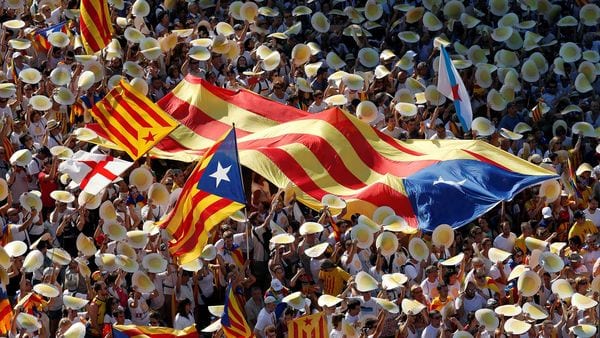 Manifestaciones en Cataluña por su separación de  España (Reuters)