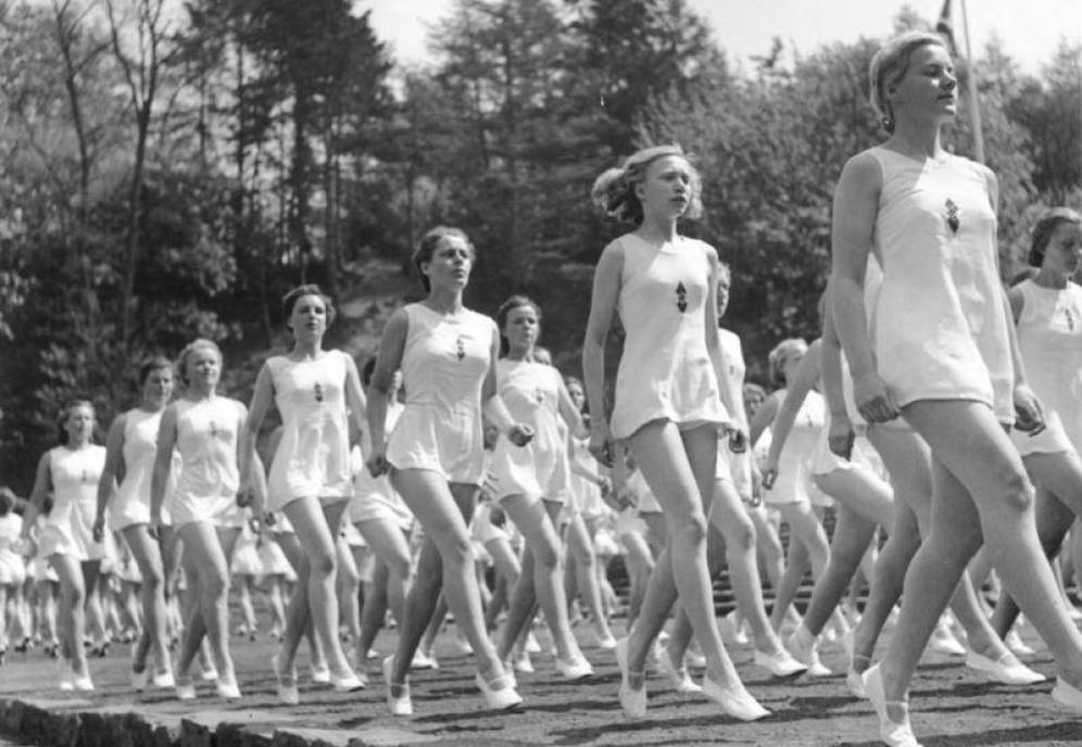 Foto: Miembros de la Liga de Muchachas Alemanas. (Creative Commons)