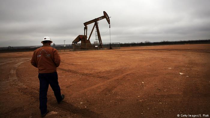 Yacimiento de petróleo en Texas, Estados Unidos.