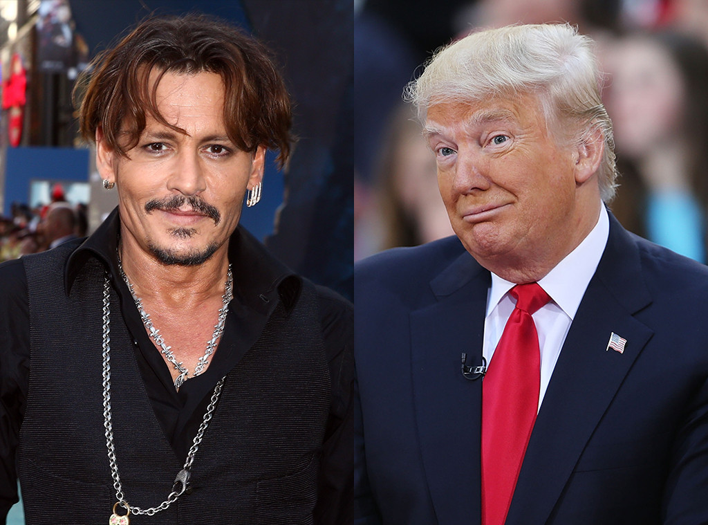 Johnny Depp, Donald Trump