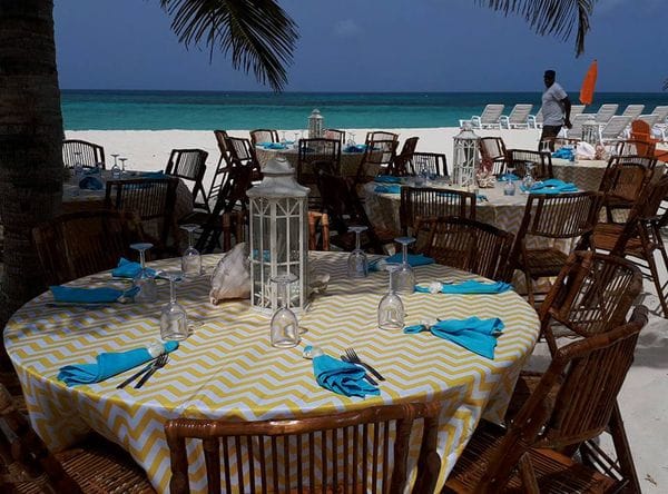 Un casamiento celebrado en la isla de Anguila en el corazón del Caribe