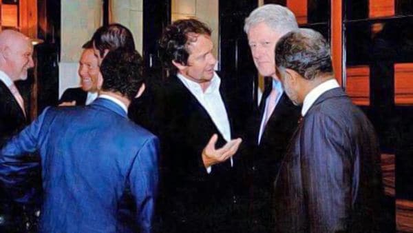 Berezovsky y Young compartieron una cena con el ex presidente de EEUU Bill Clinton
