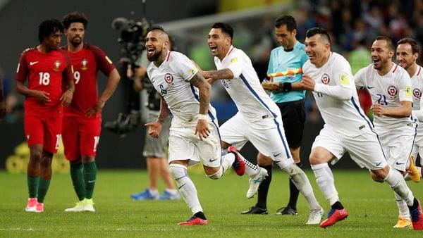 Chile clasificó por penales a la final de la Copa Confederaciones (Reuters)
