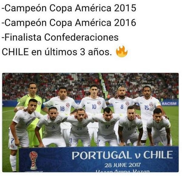 Los memes del triunfo de Chile ante Portugal por la Copa Confederaciones