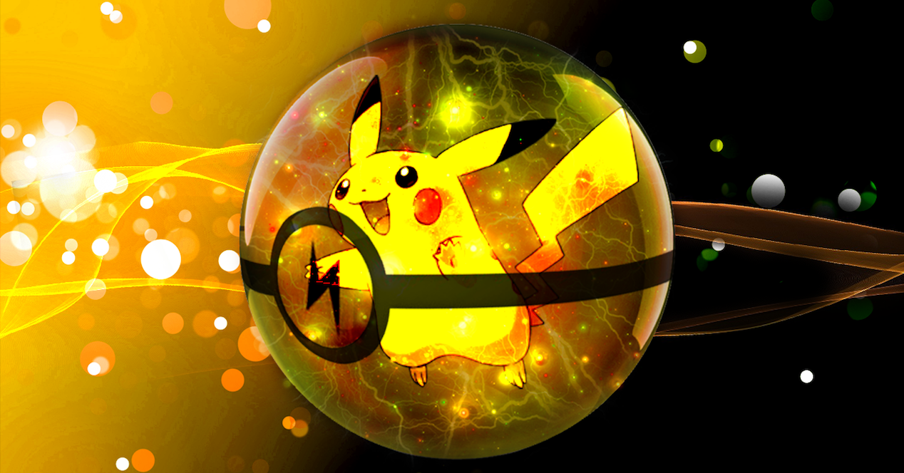 pikachu en pokeball