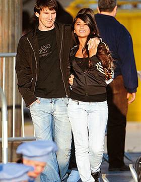 La primera foto pública de Leo y Antonela