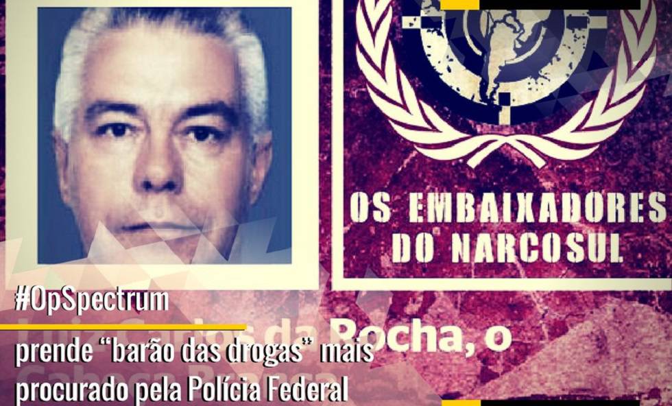 Imagen de Luiz Carlos da Rocha publicada en Twitter por la policía brasileña tras su detención.