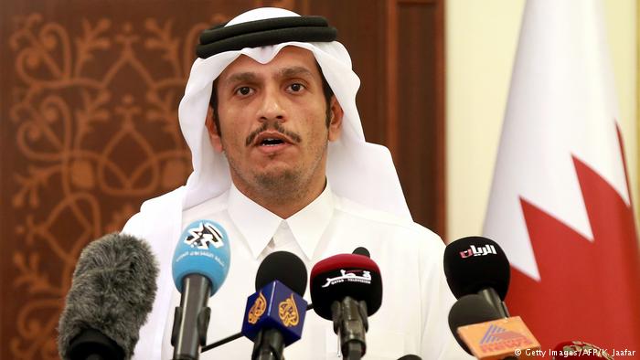 Katar Außenminister (Getty Images/AFP/K. Jaafar)