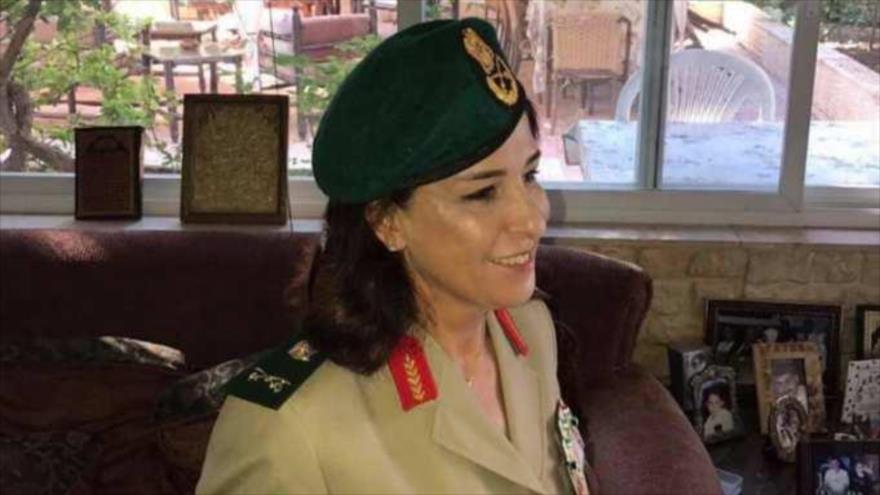 Nibal Madhat Badr es nominada como general de brigada de las Fuerzas Armadas de Siria, 1 de julio de 2017.