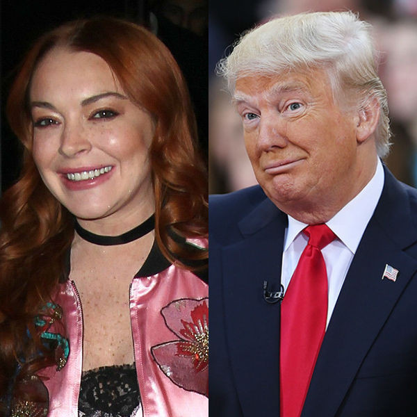 Lindsay Lohan, Donald Trump