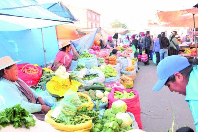 Los precios de los alimentos fueron evaluados en ferias y mercados.