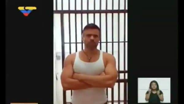 Leopoldo López, en la última imagen desde la cárcel difundida por el régimen chavista