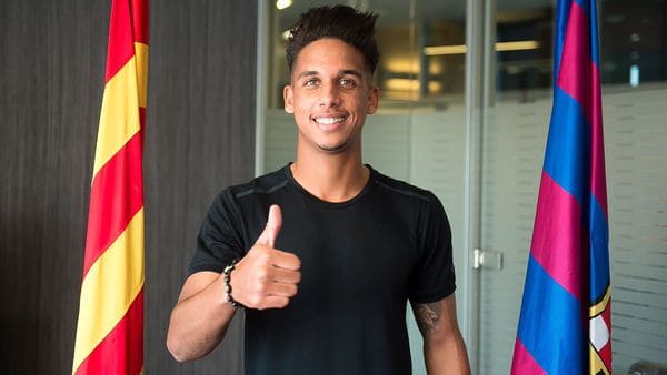 Vitinho surgió de la cantera del Palmeiras (@FCBmasia)