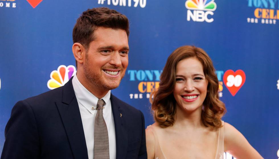 Michael Bublé y Luisana Lopilato, en un evento en Nueva York en septiembre de 2016.