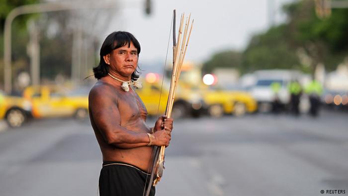 Brasilien Protest indigener Völker in der Hauptstadt Brasilia (REUTERS)