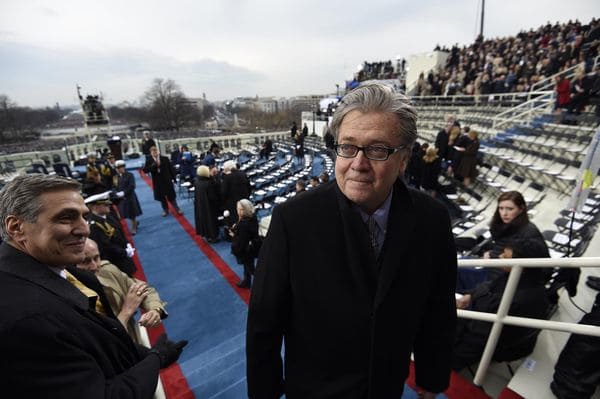 Steve Bannon, una de las figuras más polémicas del gabinete de Trump (Getty Images)