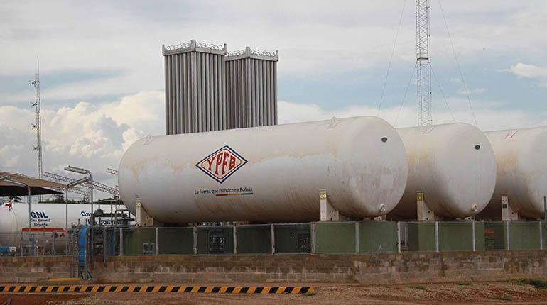 La estación satelital de regasificación y gas domiciliario en la región de Riberalta. | ABI