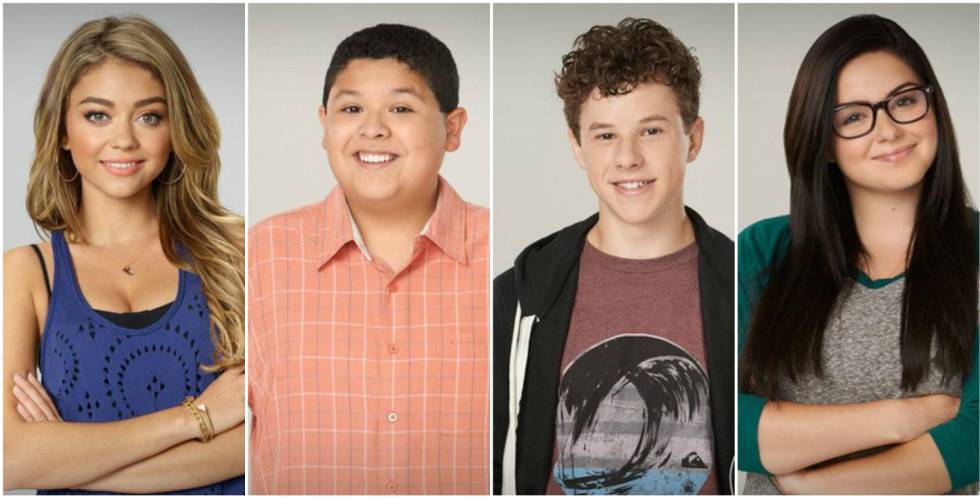 Sarah Hyland (Haley), Rico Rodríguez (Manny), Nolan Gould (Luke) y Ariel Winter (Alex), de 'Modern Family'.