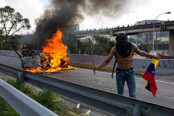 Las protestas contra el régimen de Nicolás Maduro se suceden a diario