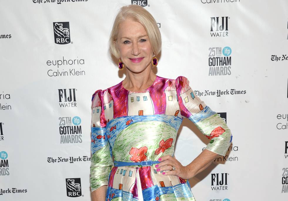 Las lecciones de estilo de Helen Mirren a sus 72 años