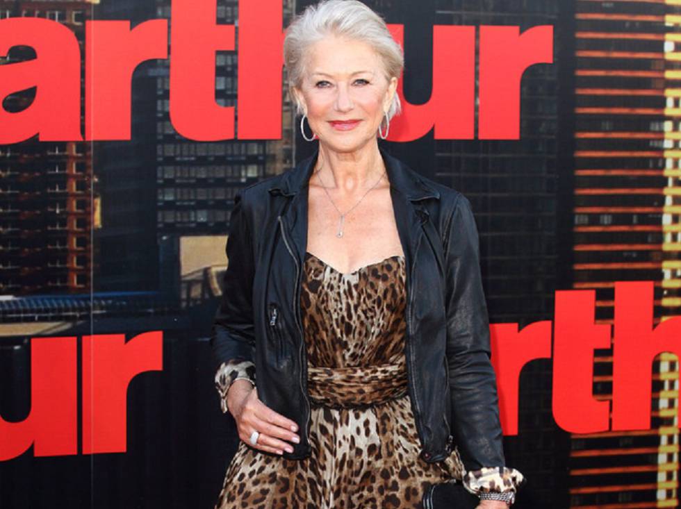 Las lecciones de estilo de Helen Mirren a sus 72 años