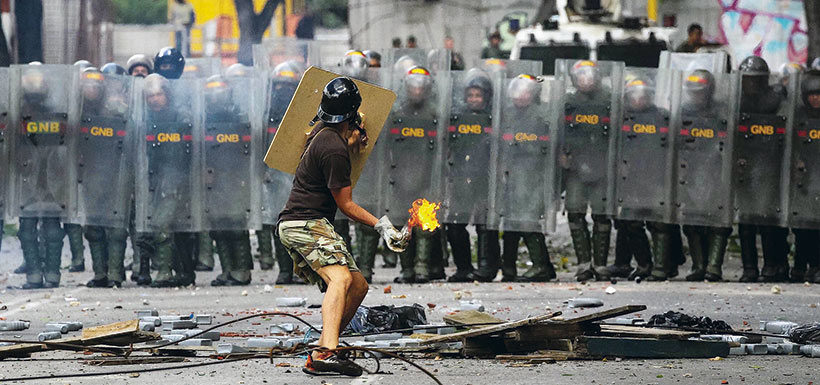 La historia del joven símbolo de las protestas en Venezuela