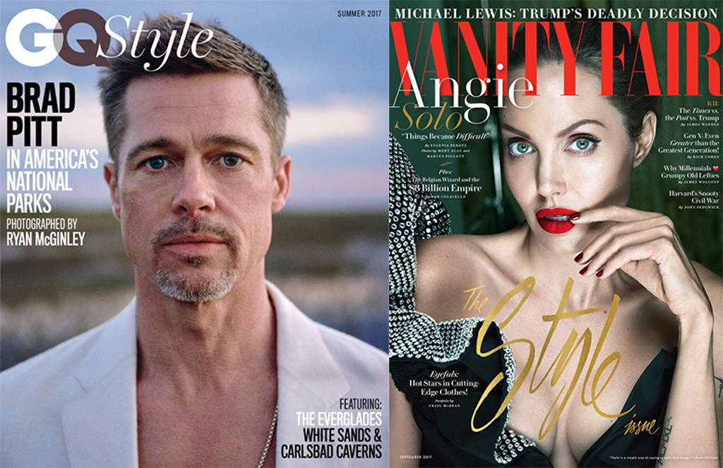 Brad Pitt, GQ Style, Angelina Jolie, Vanity Fair