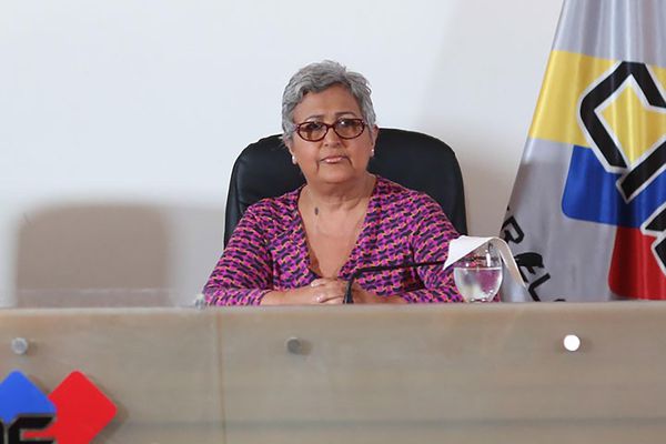 Tibisay Lucena, presidenta del Consejo Nacional Electoral de Venezuela