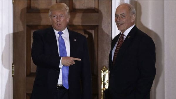 Donald Trump y John F. Kelly
