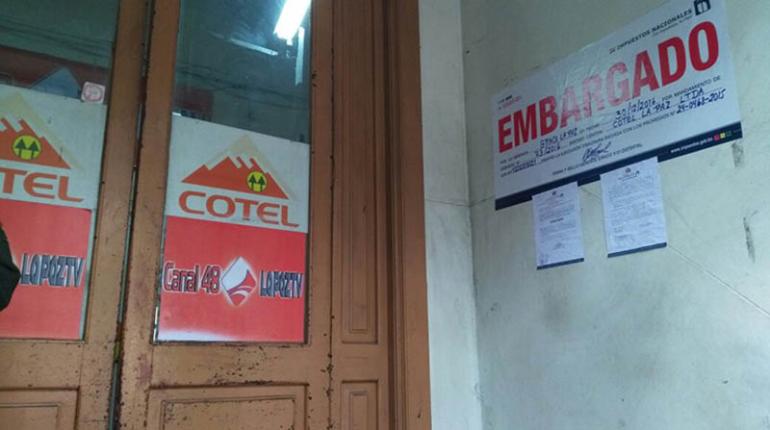 El Servicio de Impuestos Nacionales (SIN) procedió el viernes al embargo de ocho inmuebles de la Cooperativa de Teléfonos Automáticos La Paz. | ABI