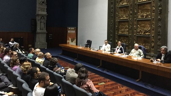 El cierre del Congreso Latinoamericano de Ciencia Política tuvo lugar en el salón azul de la intendencia de Montevideo, Uruguay