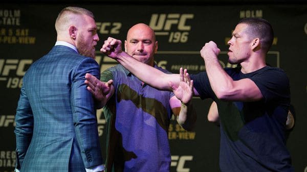 Nate Díaz derrotó a McGregor el UFC 196, disputado en marzo de 2016