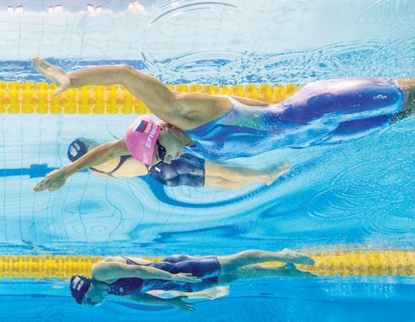 LA RUSA YULIA EFIMOVA, GANADORA EN LOS 200 METROS BRAZA.