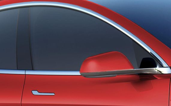 Tesla Model 3 door