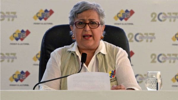 Tibisay Lucena, presidenta del Consejo Nacional Electoral de Venezuela (CNE)