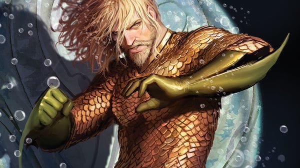 Imagen de la nueva entrega de DC Comics con un “Aquaman” muy cambiado (DC Comics)