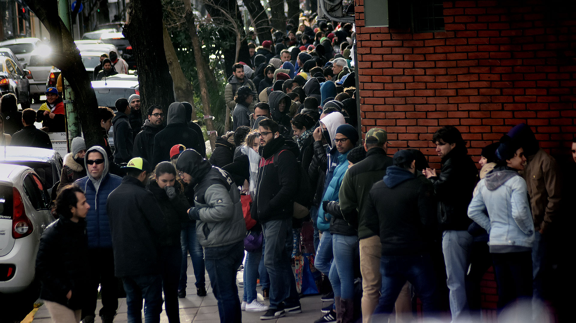 La consulta popular atrajo a muchos venezolanos en el extranjero (Nicolás Stulberg)