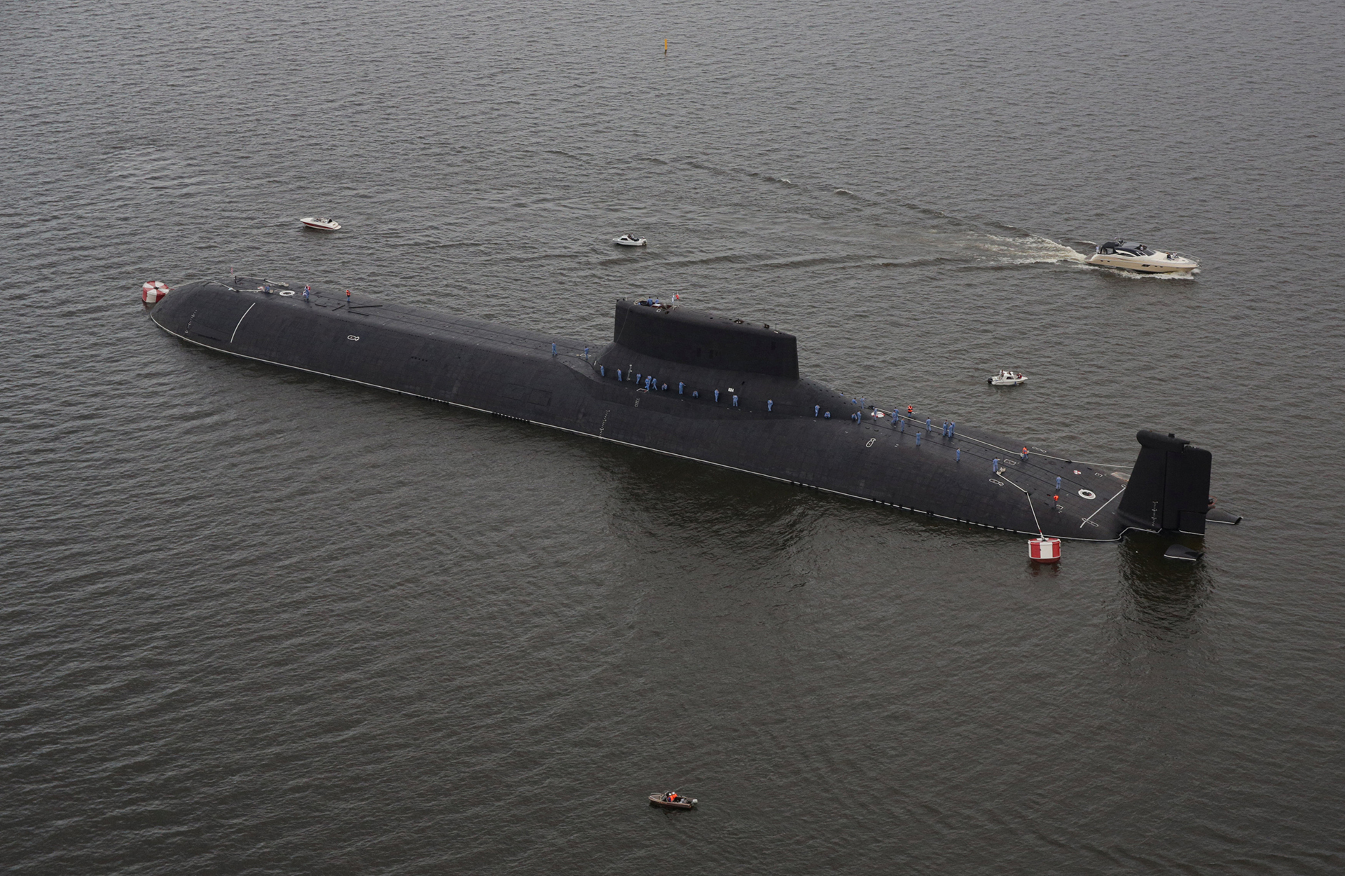 El submarino nuclear “Dmitri Donskoi” (Reuters)