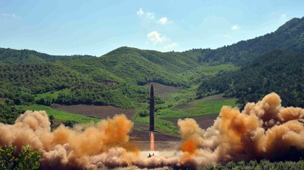 Ensayo misilístico de Corea del Norte. (Reuters/KCNA)