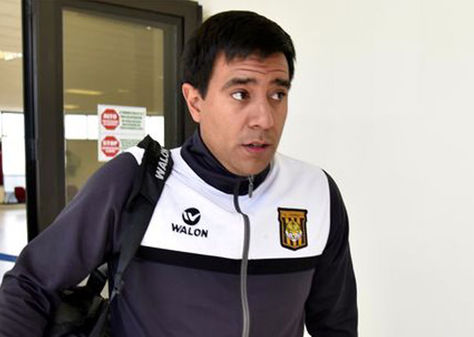 El director técnico César Farias