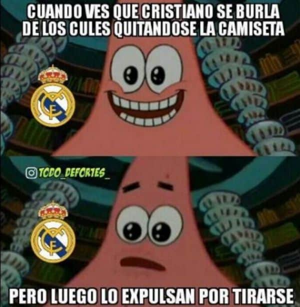 Cristiano Ronaldo y Piqué, los apuntados en los memes post clásico español