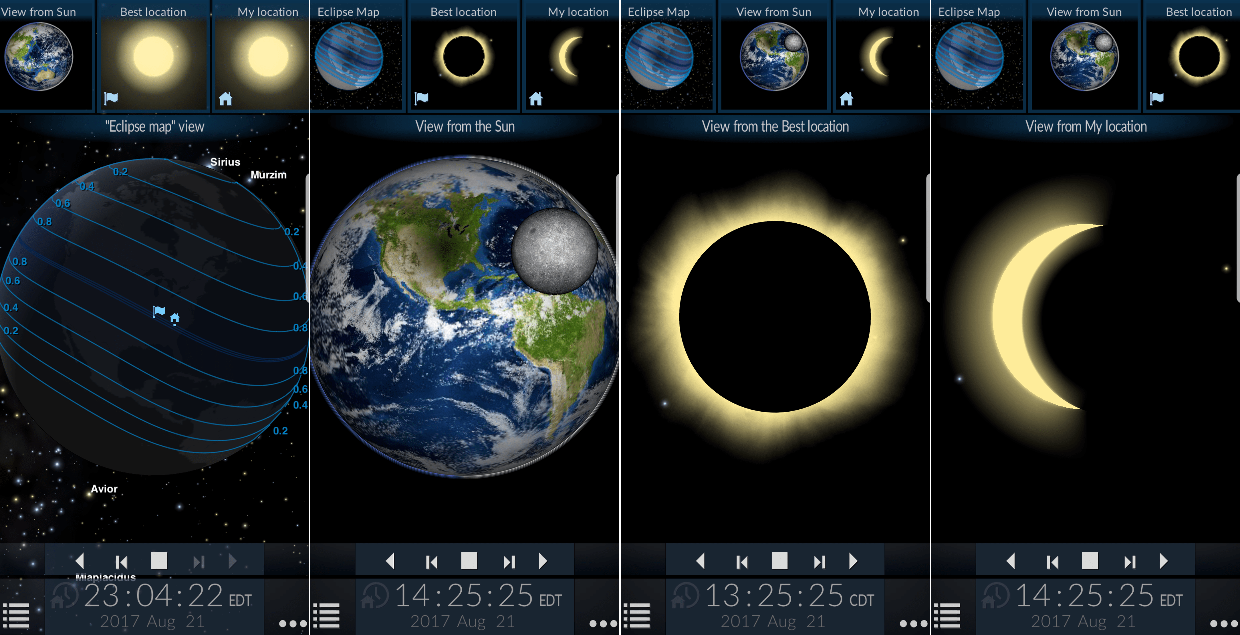 Los mejores app para ver el eclipse solar eju.tv