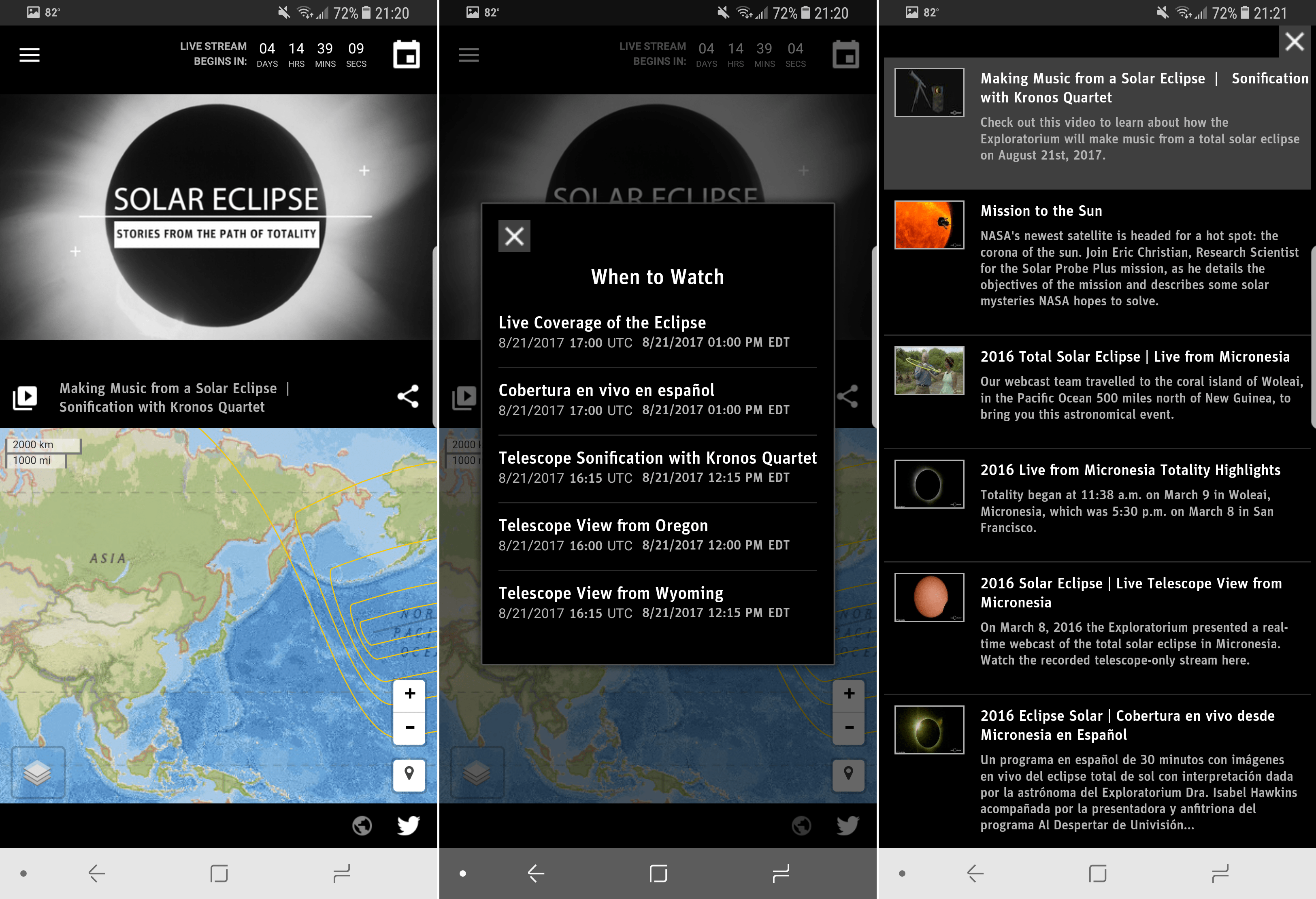 Los mejores app para ver el eclipse solar eju.tv