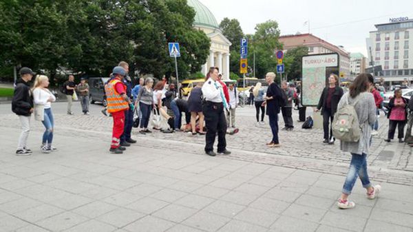 El ataque con cuchillo se produjo en la ciudad de Turku (@ylenews)